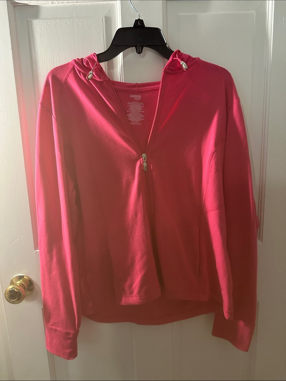 Danskin Live! Hot Pink Zip-Up Hoodie
